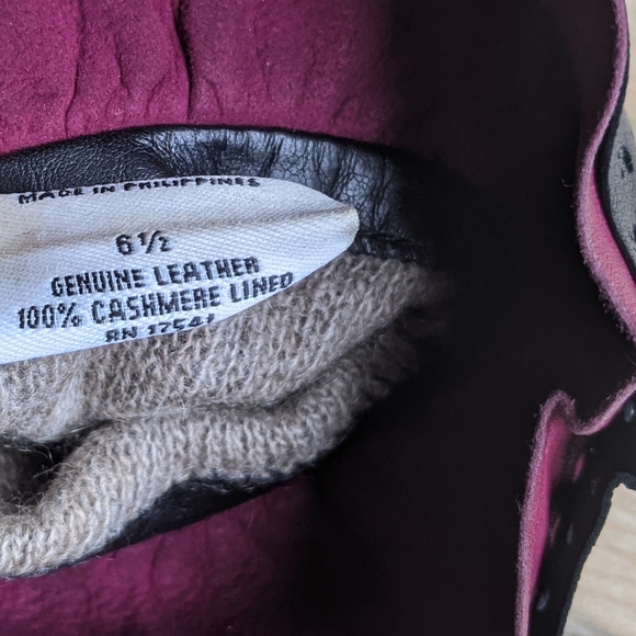 Leather gloves - 6 1/2 - Picture 10 of 10